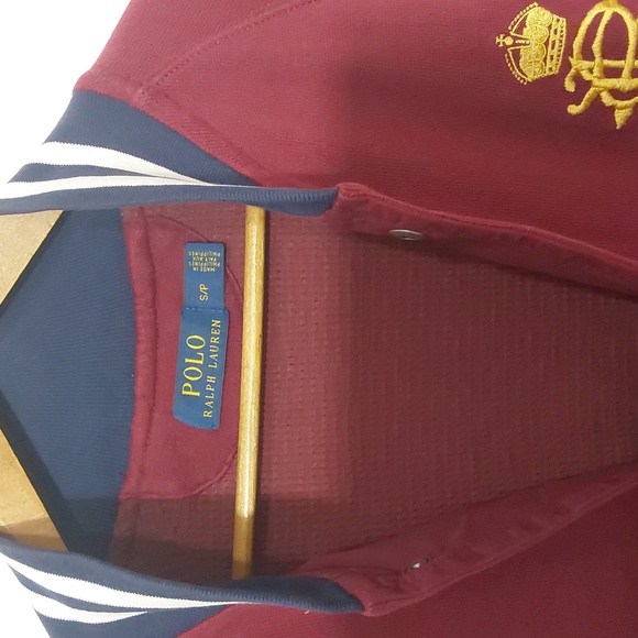 Ralph Lauren Polo embroidered Varsity bomber Jacket - Picture 3 of 7